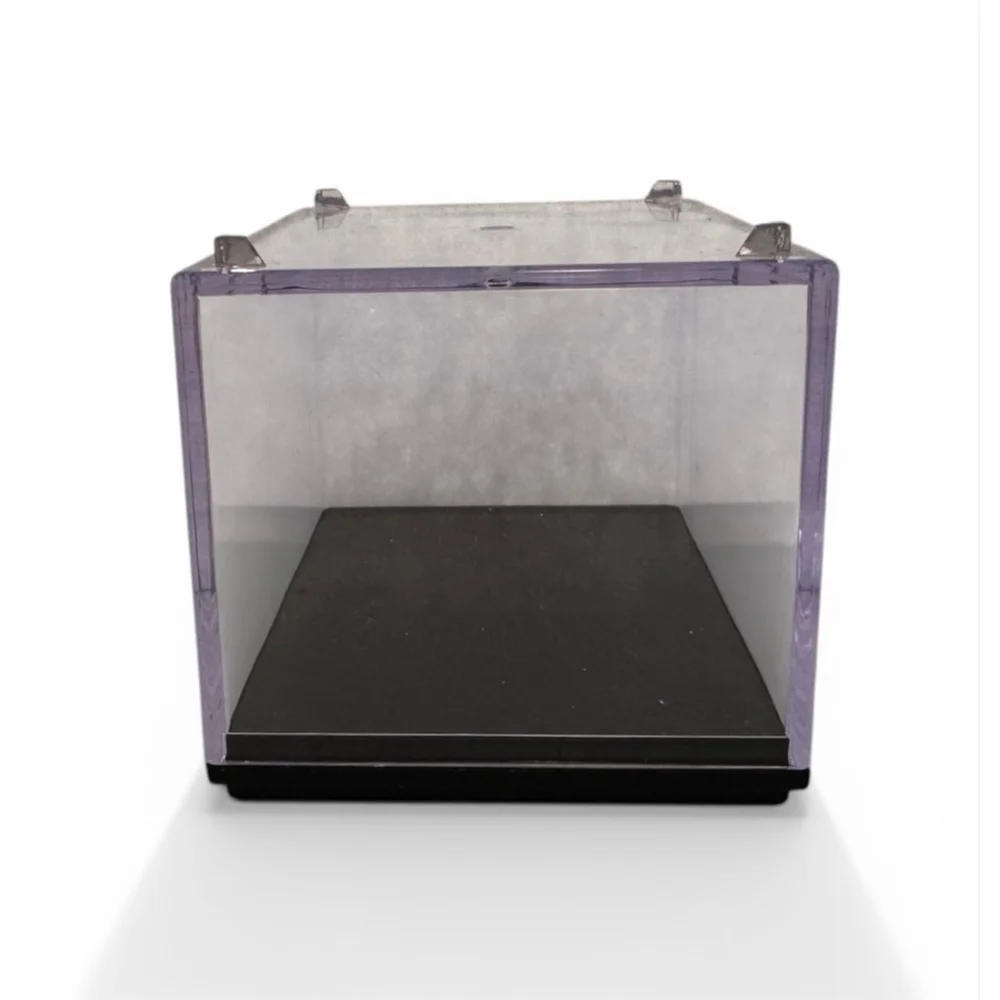 Clear & Black Display Storage Box for 1/6 Scale Mini Shoes - Brand New